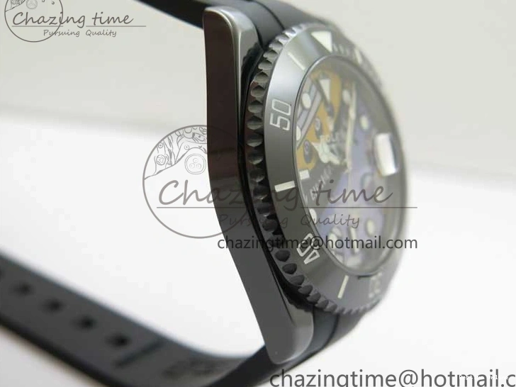 0601 FashionForward Submariner 40mm Black Ceramic 5GF Best Edition Painting Dial on Black Rubber Strap SA 2467